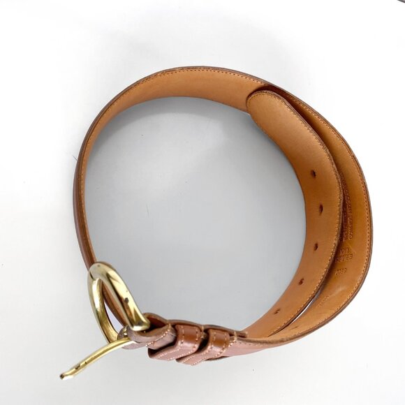 Coach British Tan Cowhide Leather Belt Size S main image 5